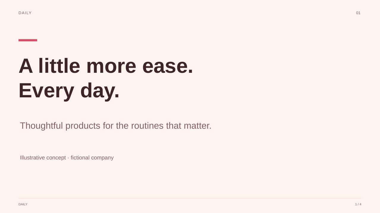 Consumer presentation example