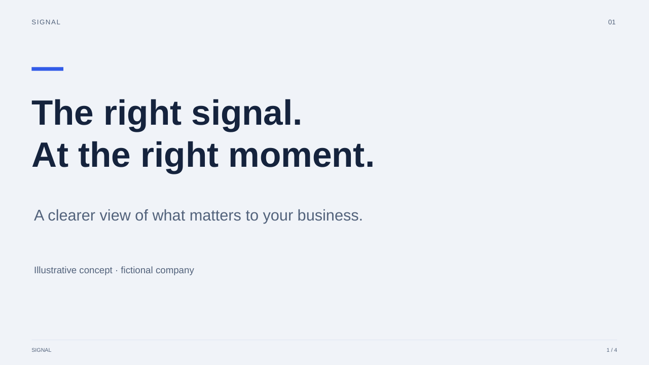 Venture presentation example